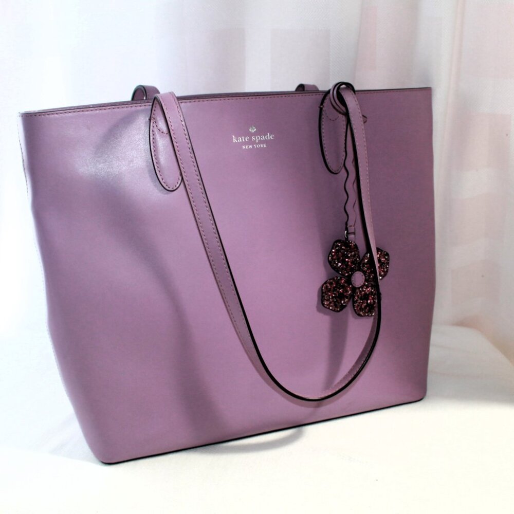 Kate Spade Kerri Medium Tote, Lavender, EUC